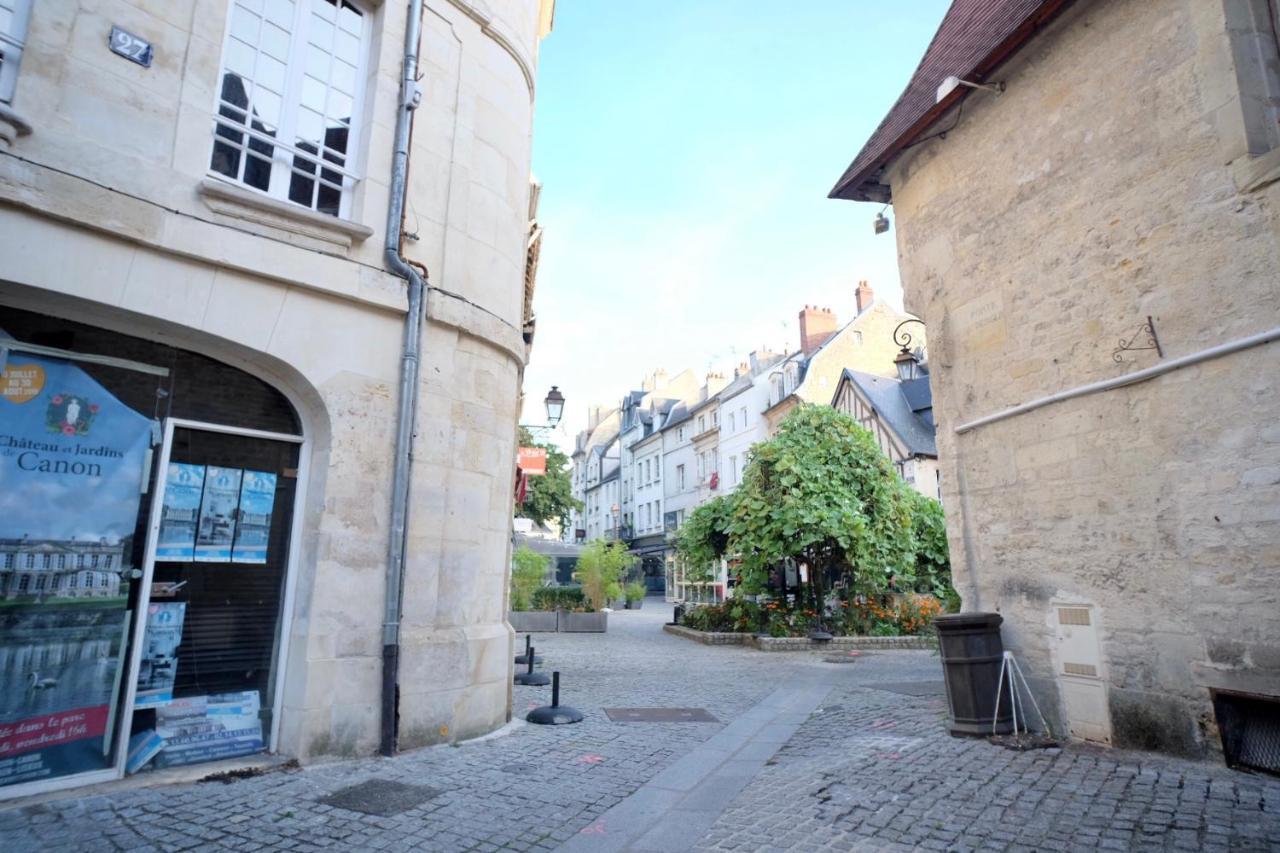 Апартаменты Le Perroquet Fringant, Rue Pietonne Et Quartier Historique Кан Экстерьер фото